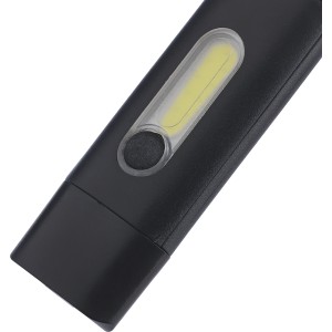 Recycled ABS mini flashlight Zai, black (Lamps)