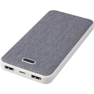 Recycled ABS power bank Tovi, white (Powerbanks)