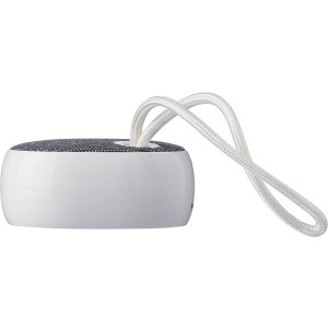 Recycled ABS speaker Mireya, white (Speakers, radios)