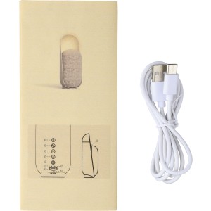 Recycled ABS speaker Rumi, white (Speakers, radios)