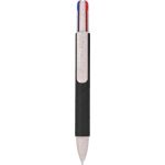 Recycled carton four-color ballpen Deborah, black (1171446-01)