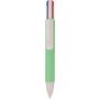 Recycled carton four-color ballpen Deborah, green