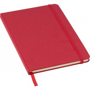 Recycled carton notebook (A5) Evangeline, red (Notebooks)