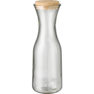 Recycled glass carafe (1 L) Rowena, transparent (Water bottles)