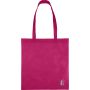 Recycled nonwoven (80 gsm) shopping bag Vian, pink