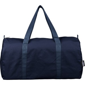 Recycled polycotton (330 gsm) duffle bag Tian, blue