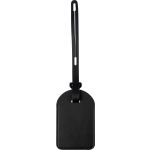Recycled PU luggage tag Isen, black (1267660-01)