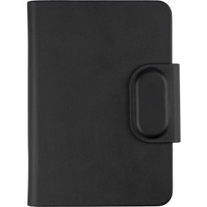 Recycled PU passport holder Mavi, black (Card holders)