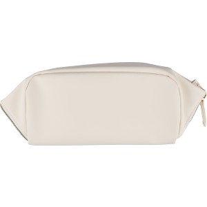 Recycled PU toilet bag Alon, beige