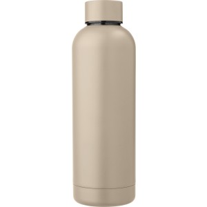 Recycled stainless steel bottle Isaiah, beige