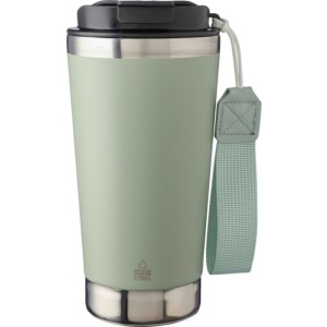 Recycled stainless steel double-walled drinking mug 500 ml K (Mugs)