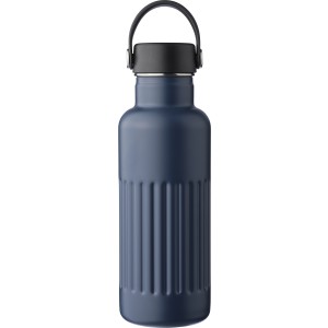Recycled stainless steel drinking bottle (500 ml) Lior, blue (Thermos)