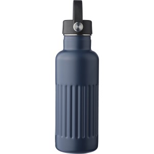 Recycled stainless steel drinking bottle (500 ml) Lior, blue (Thermos)