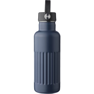 Recycled stainless steel drinking bottle (500 ml) Lior, blue (Thermos)