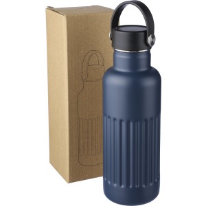 Recycled stainless steel drinking bottle (500 ml) Lior, blue (Thermos)