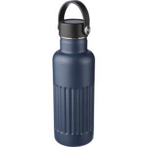 Recycled stainless steel drinking bottle (500 ml) Lior, blue (Thermos)