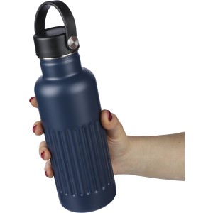 Recycled stainless steel drinking bottle (500 ml) Lior, blue (Thermos)