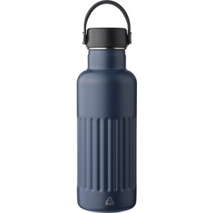 Recycled stainless steel drinking bottle (500 ml) Lior, blue (Thermos)