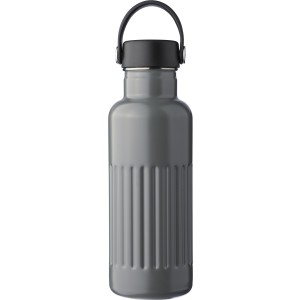 Recycled stainless steel drinking bottle (500 ml) Lior, grey (Thermos)