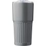 Recycled stainless steel drinking mug (500 ml) Kael, grey