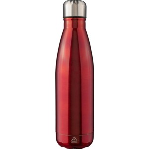 Recycled stainless steel single-walled flask 650 ml Cliff, r (Water bottles)