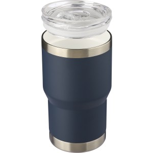 Recycled stainless steel travel mug (350 ml) Ayen, blue (Mugs)