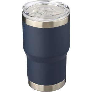 Recycled stainless steel travel mug (350 ml) Ayen, blue (Mugs)
