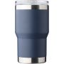 Recycled stainless steel travel mug (350 ml) Ayen, blue