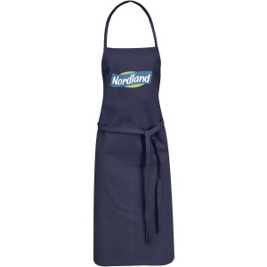 Reeva 100% cotton apron with tie-back closure, Navy (Apron)