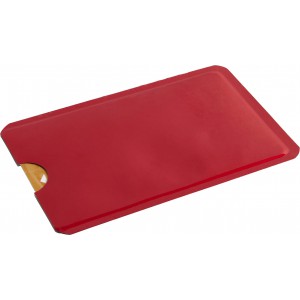 RFID card holder, red (Wallets)