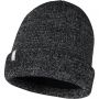 Rigi reflective beanie, Solid black