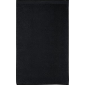 Riley 550 g/m2 cotton bath towel 100x180 cm, Solid black (Towels)