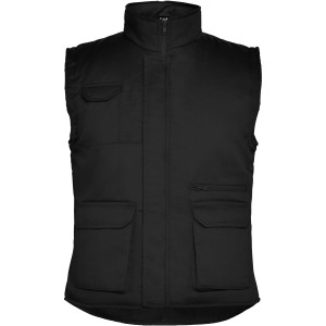 Almanzor multi-purpose workwear bodywarmer with high neck, Black