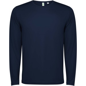 Estoril long sleeve kids t-shirt, Navy Blue