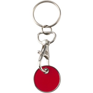 Rory keyring with trolley coin, Red (Keychains)