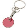 Rory keyring with trolley coin, Red