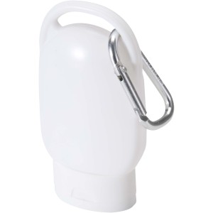 Rosie SPF 30 suncream with carabiner, White