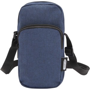 Ross GRS recycled phone pouch, Heather navy (Office desk equipment)