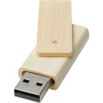 Rotate 4GB bamboo USB flash drive, Beige (12374602)