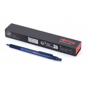 Rotring 600 ballpoint pen, blue (Metallic pen)