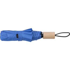 RPET 190T umbrella Brooklyn, blue (Foldable umbrellas)