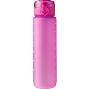 RPET drinking bottle (1000 ml) Brinley, fuchsia (Sport bottles)