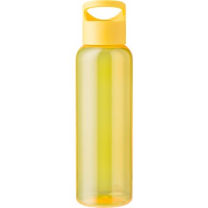 RPET Drinking bottle, 500 ml Lila, yellow (Water bottles)