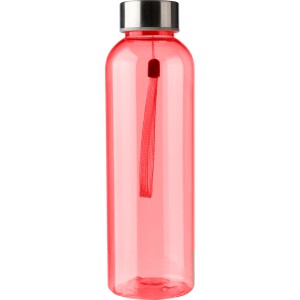 rPET drinking bottle (500ml) Isabelle, red (Water bottles)