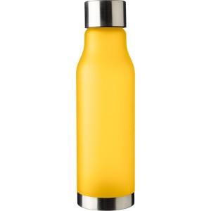 rPET drinking bottle (600 ml) Ruth, yellow (Water bottles)