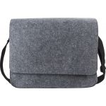 RPET felt laptop bag Layla, grey (970953-03)