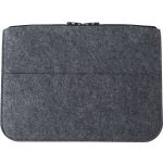 RPET felt laptop pouch Emilia, grey (970956-03)