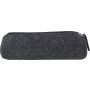 RPET felt pencil case Samantha, dark grey