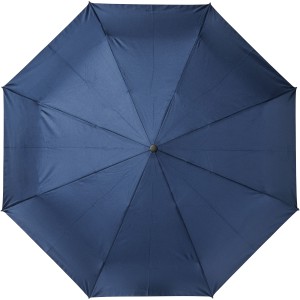 RPET folding umbrella , Navy (Foldable umbrellas)