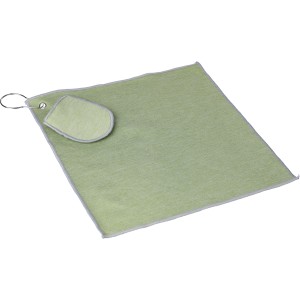 rPET golf towel Idris, light green